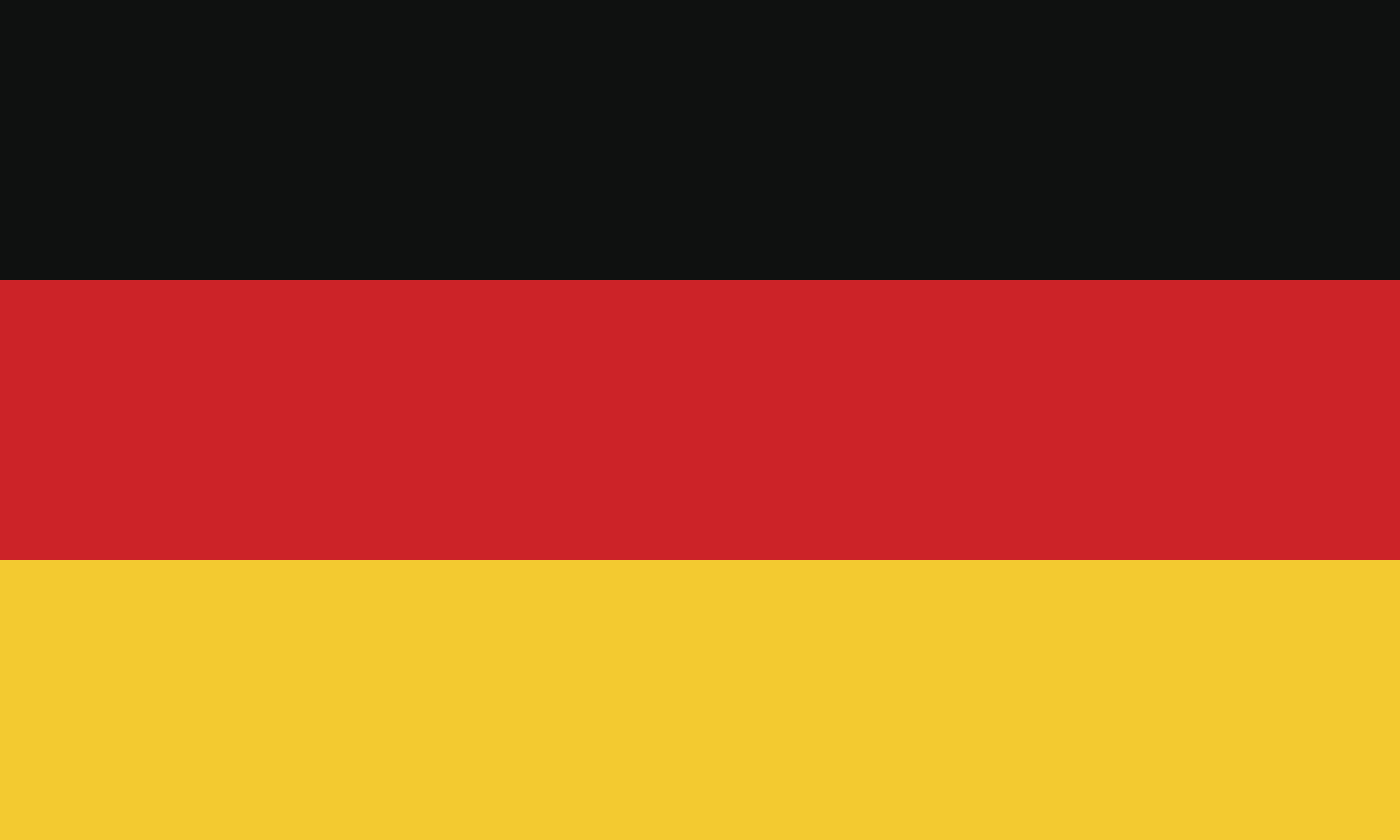 Flag design. German flag on the white background, isolated flat layout for your designs. Vector illustration.