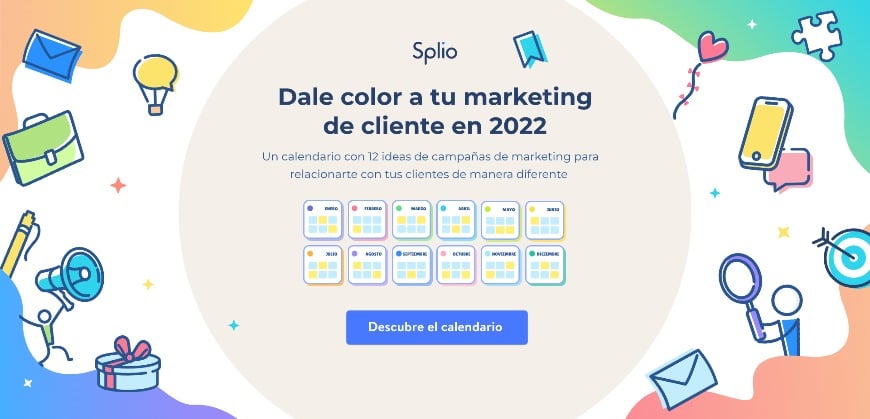 Dale color a tu marketing de cliente en 2022 calendario, campaña de ...
