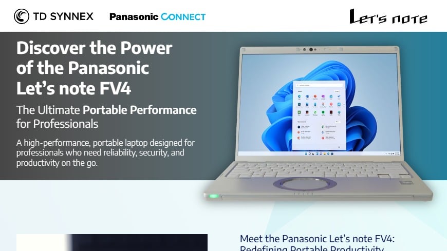 Panasonic Let’s note™ FV4 Launch