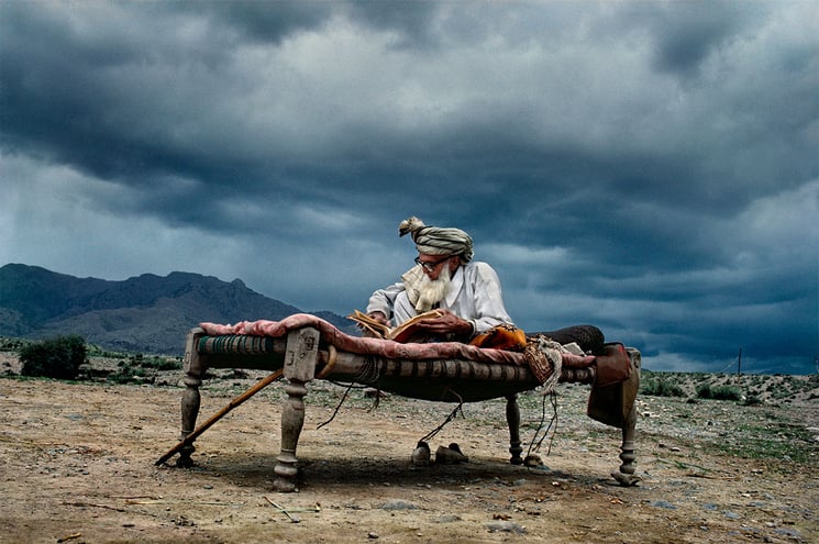 Man on bed