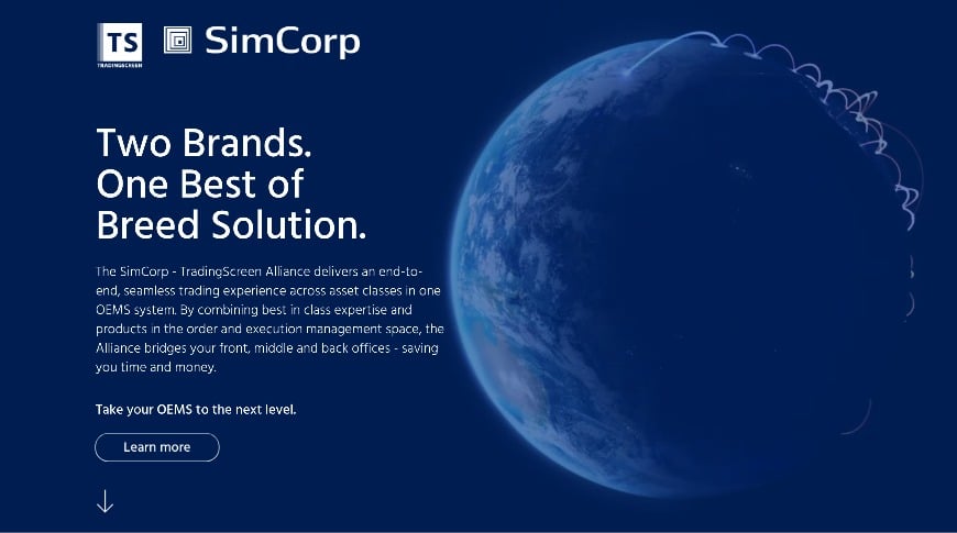 TradingScreen SimCorp Alliance