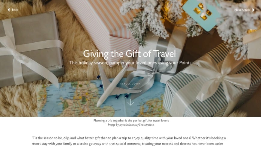 Giving the Gift of Travel