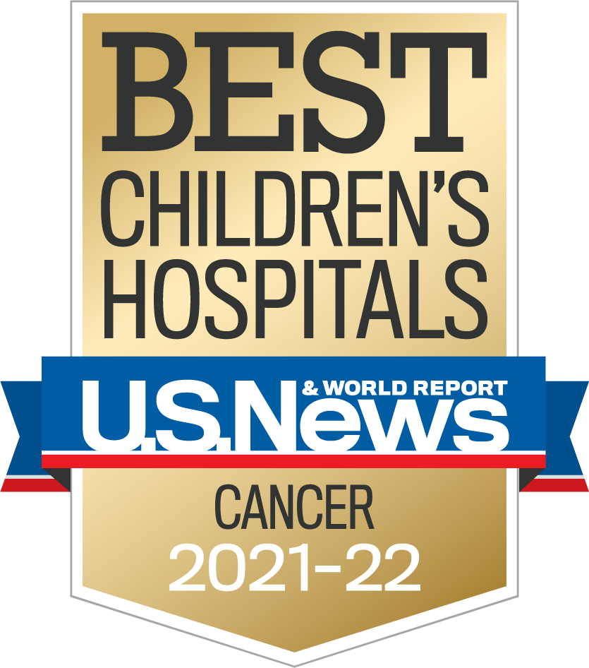Best Children's Hospital US News and World Report Cancer care logo