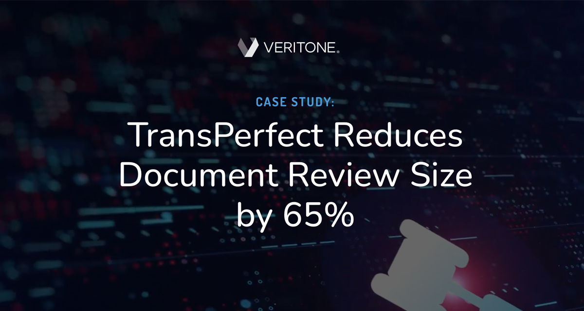 Reduce Document Review by 65% | Case Study e-discovery, transcription ...