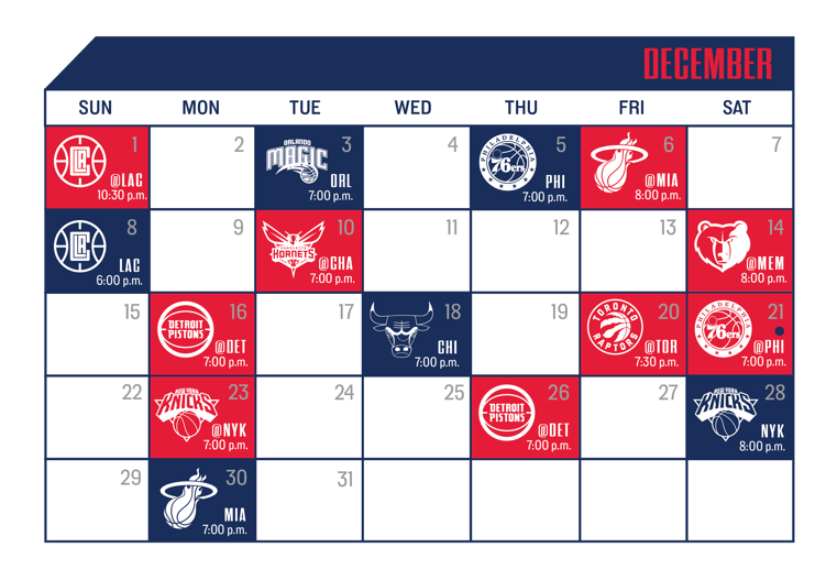 Wizards Schedule 2022 Jersey Schedule | Washington Wizards